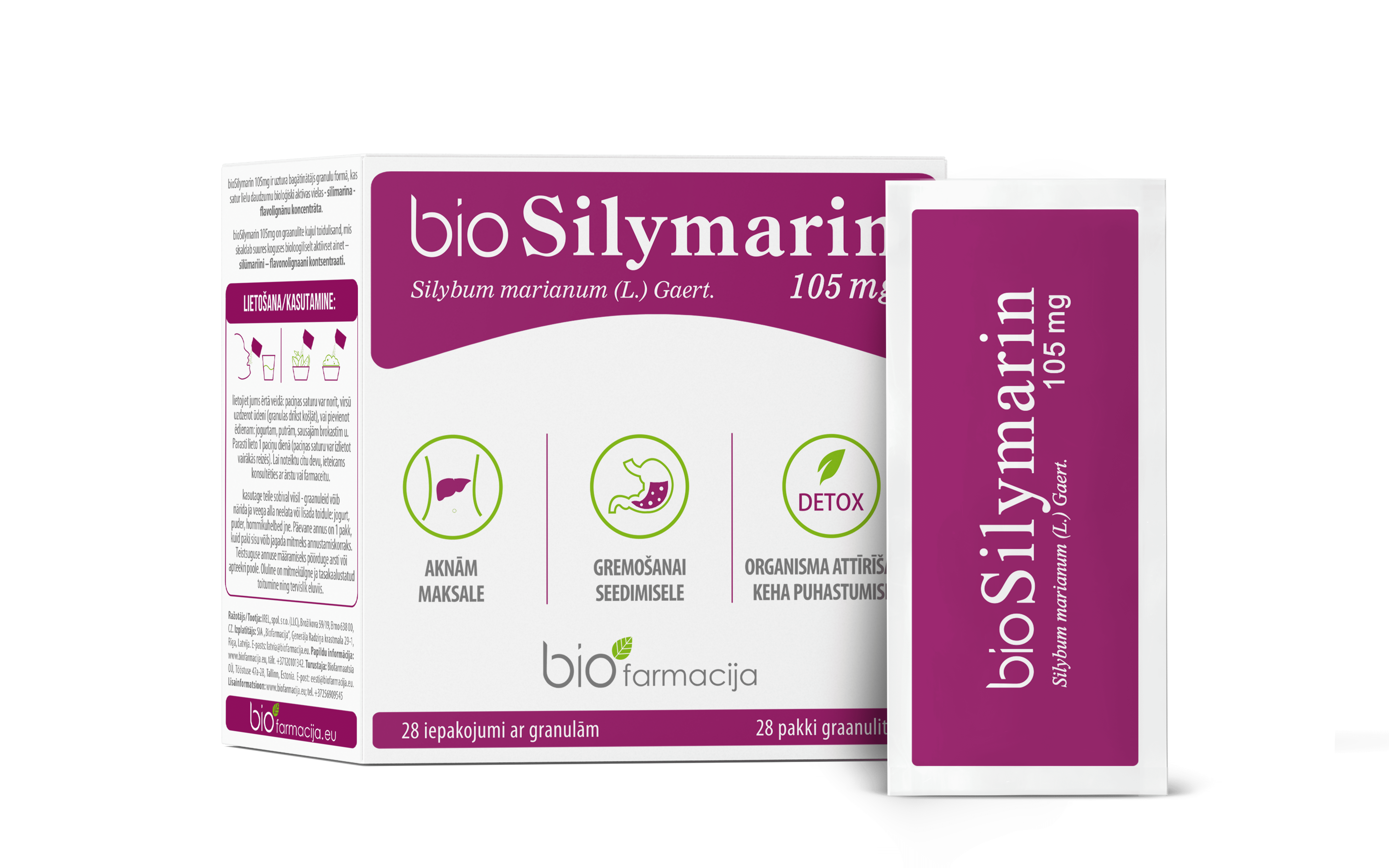Silymarin, Biofarmacija, Toidulisand maksa tervisele. 100% looduslik, bio-sertifitseeritud, orgaaniline