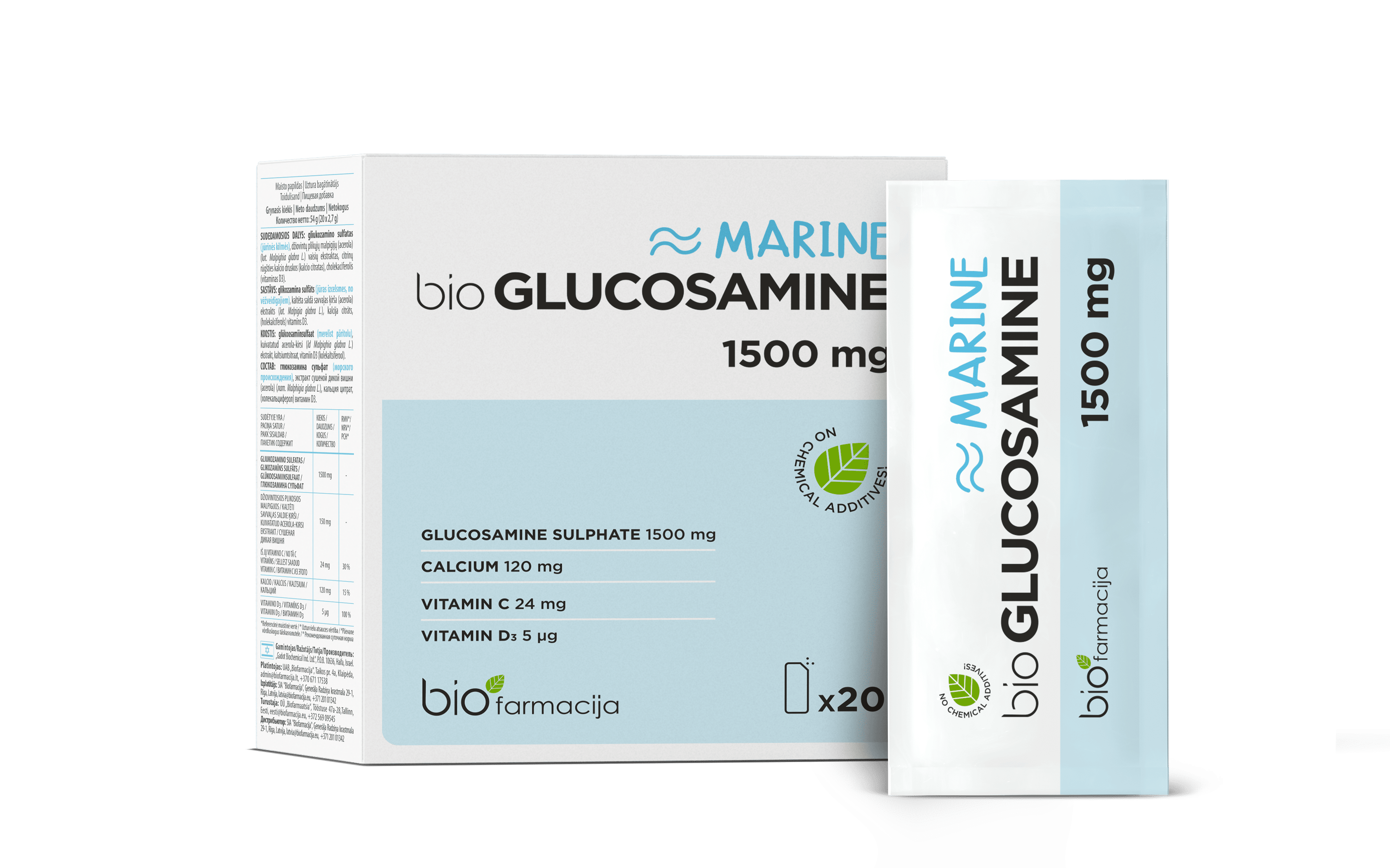lucosamine, Biofarmacija, Kõrge kogus glükoosamiini liigeste tervise toetuseks!