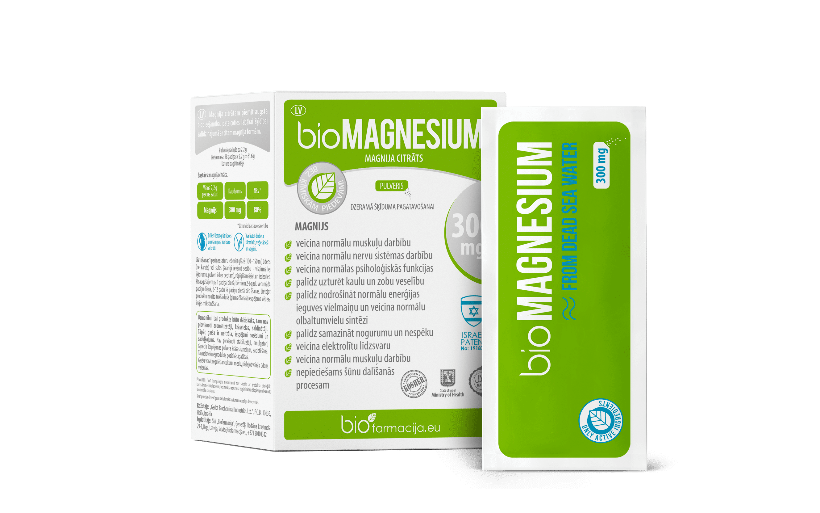 Magnesiumm biofarmacija, Looduslikku päritolu magneesium väsimuse ja nõrkustunde vähendamiseks.
